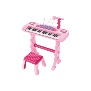 Lijin Kids Electronic Keyboard 37 Keys with Microphone & Stool 53cm Model 328