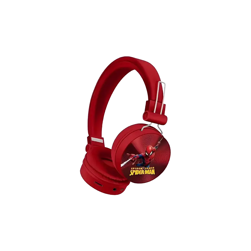 Marvel Avengers Wireless Bluetooth Headphones 40mm GA-208I Red Spider-Man Design