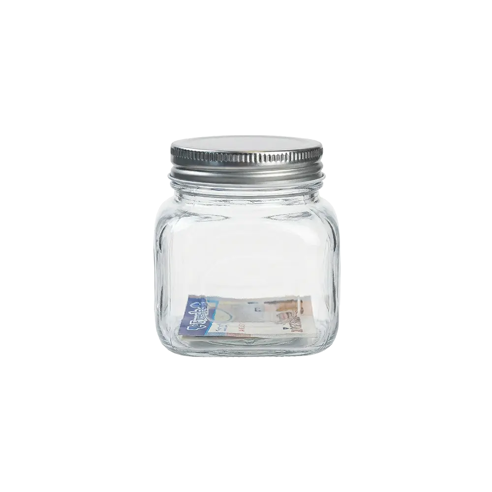 Mini Glass Storage Jar 10ml with Metal Screw Lid Professional Storageware in Lebanon