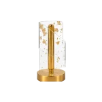 Modern LED Table Lamp Crystal Acrylic Night Light Gold 17cm