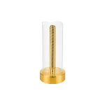 Modern LED Table Lamp Wave Acrylic Night Light Gold 17cm