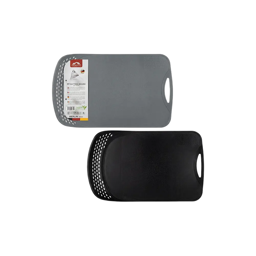 Momaz-PP-Cutting-Board-L-Size-Berlin-Series-Black-&-Grey Momaz PP Cutting Board L Size Berlin Series Black & Grey