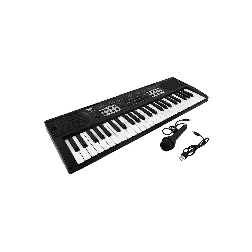 Music Dream Electronic Keyboard 49 Keys with Microphone Model BX-1682 Black 3