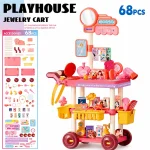 Playhouse-Pink-Kids-Jewelry-Cart-68PCS-Beauty-Makeup-Play-Set3 Playhouse Pink Kids Jewelry Cart 68PCS Beauty Makeup Play Set3