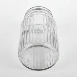 Ribbed Glass Storage Jar 1L with Glass Lid Professional Storageware in Lebanon4