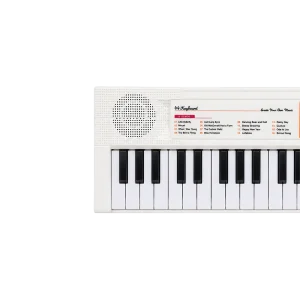 Rockville 44 Key Educational Musical Organ with Microphone–White1