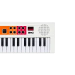 Rockville 44 Key Educational Musical Organ with Microphone–White2