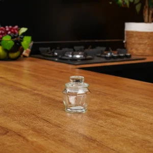 Small Glass Storage Jar 150ml with Glass Lid Professional Storageware in Lebanon1