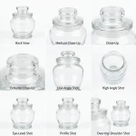 Small Glass Storage Jar 150ml with Glass Lid Professional Storageware in Lebanon2