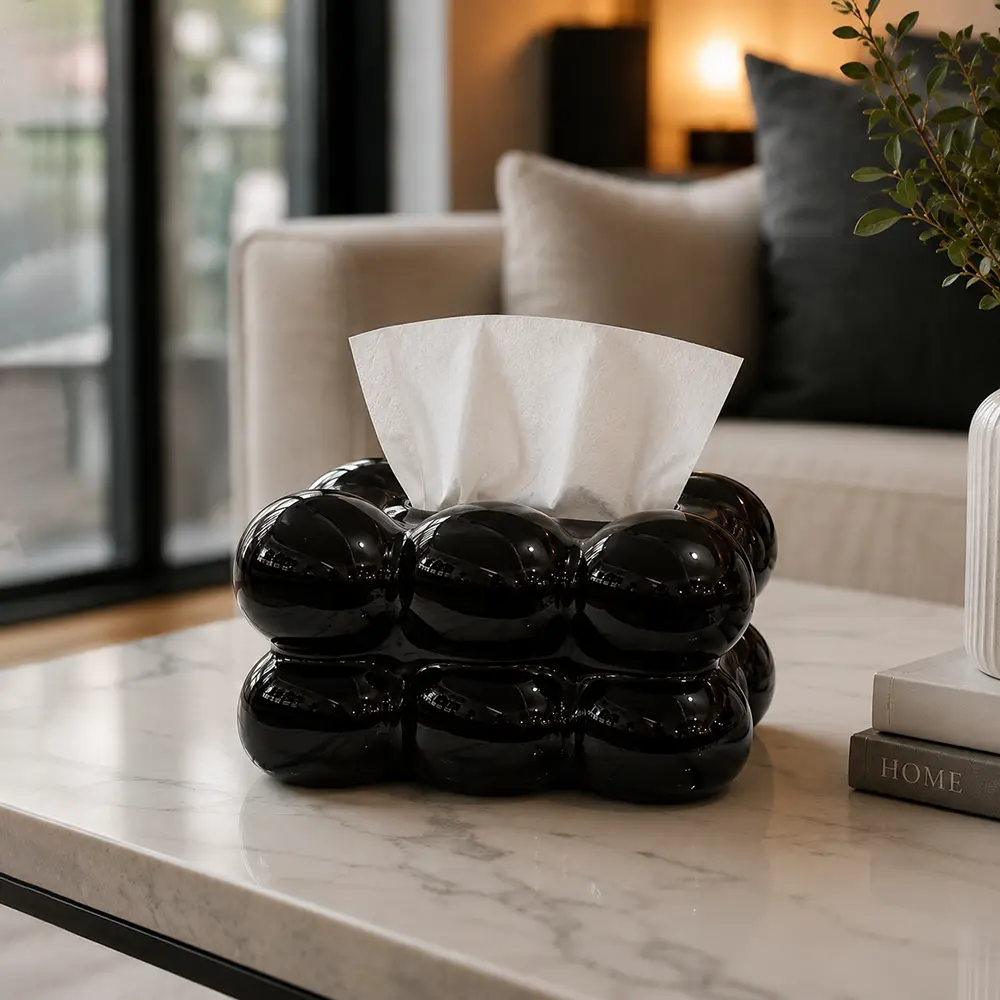 Spring-Loaded-Tissue-Box-Rear-Refill-Access-Standard-Size-Bubble-Model-Glossy-Black2 Spring Loaded Tissue Box Rear Refill Access Standard Size Bubble Model Glossy Black2