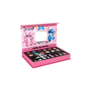 Stitch Kids Makeup Series Play Pink Set Box with Eyeshadow & Beauty Accessories1