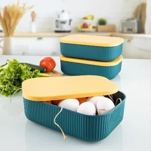 Sun Plast 3.2L Ribbed Multipurpose Storage Box with Lid TS