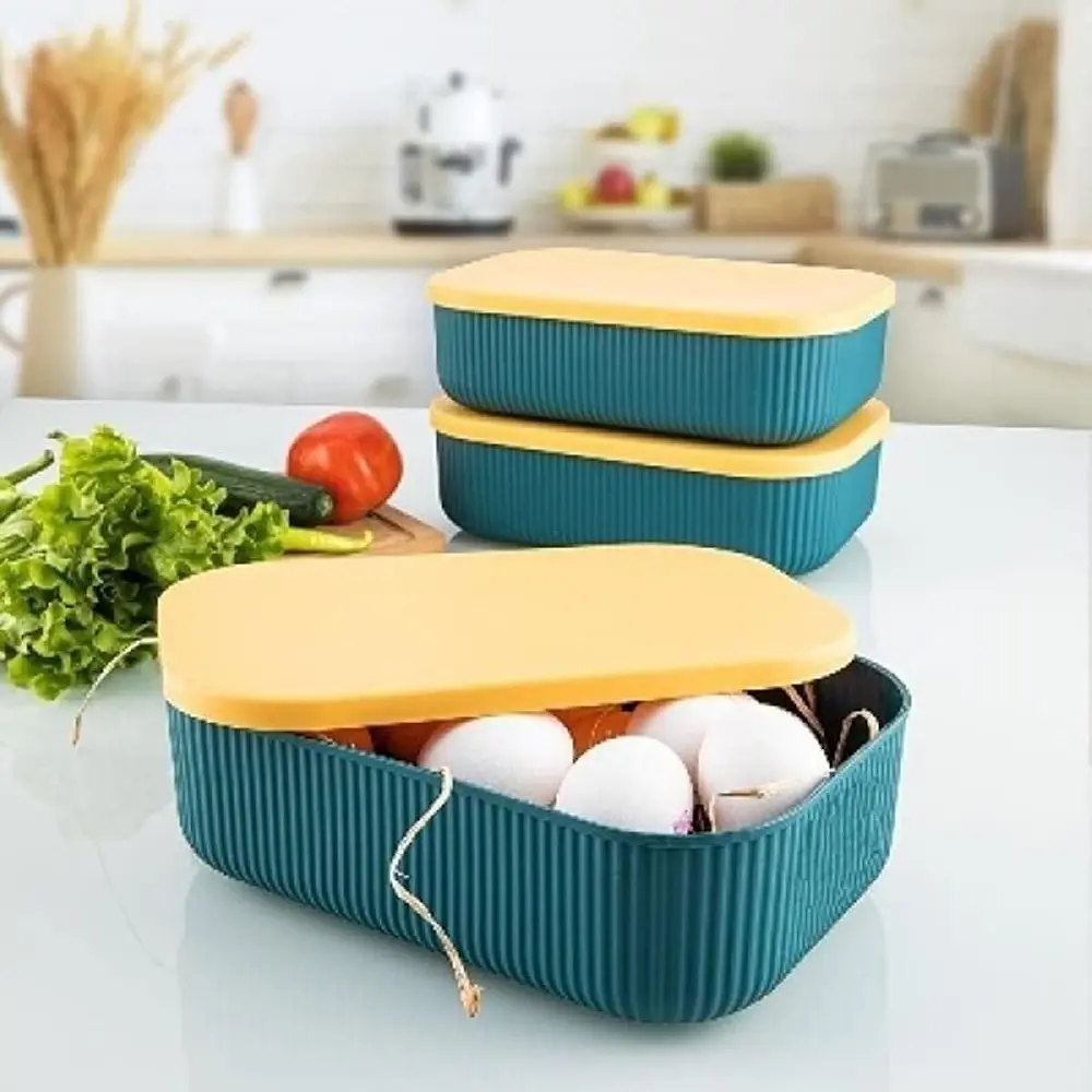 Sun-Plast-3.2L-Ribbed-Multipurpose-Storage-Box-with-Lid-TS-0641 Sun Plast 3.2L Ribbed Multipurpose Storage Box with Lid TS