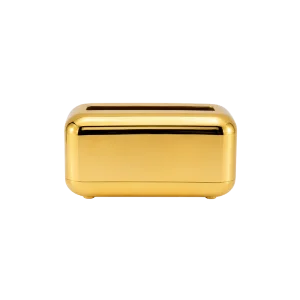 Tissue Box Bottom Refill Opening Standard Size Rounded Rectangular Model Silver & Rose Gold