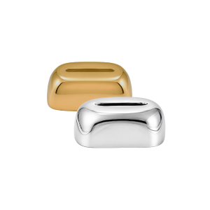 Tissue Box Bottom Refill Opening Standard Size Rounded Rectangular Model Silver & Rose Gold3