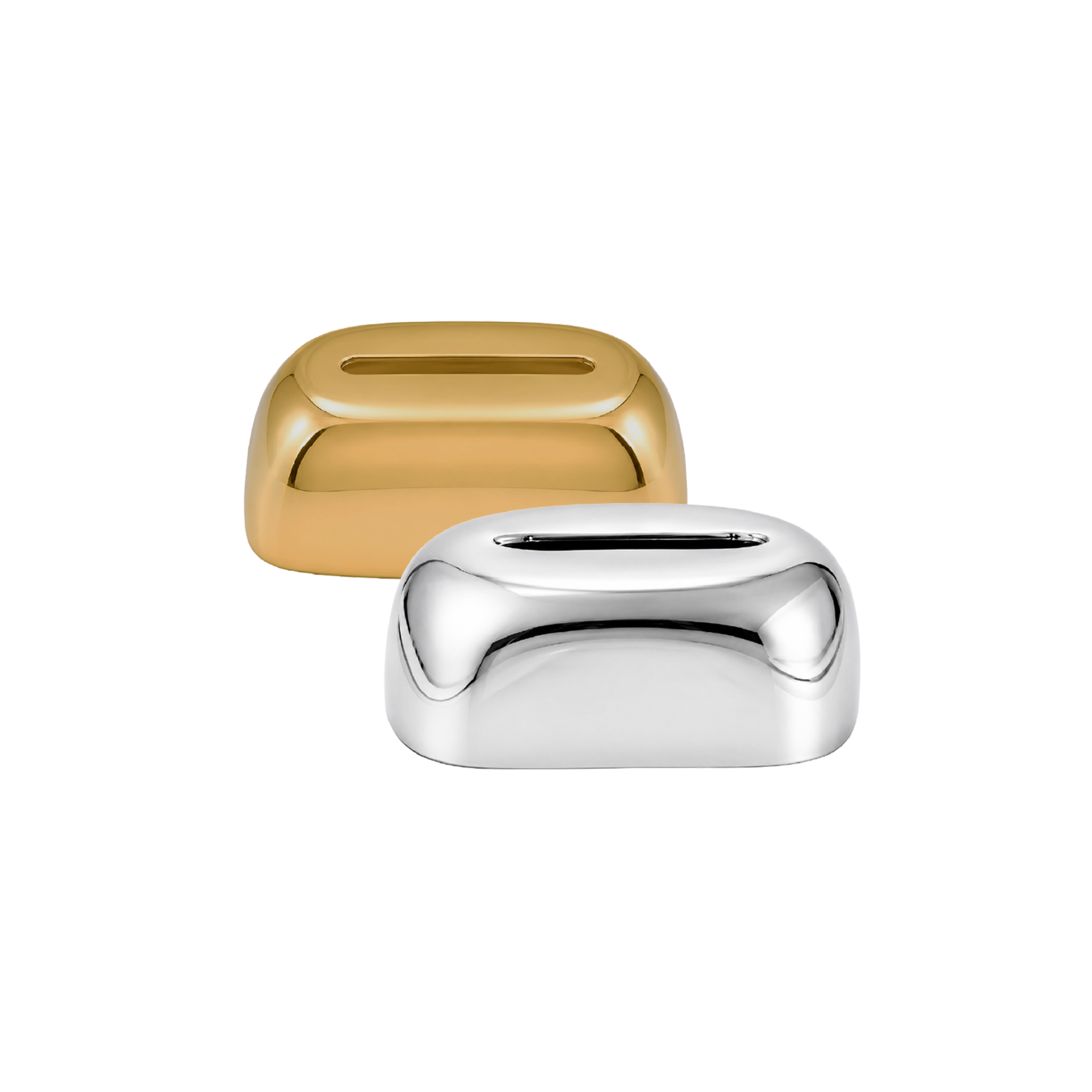 Tissue-Box-Bottom-Refill-Opening-Standard-Size-Rounded-Rectangular-Model-Silver-&-Rose-Gold3 Tissue Box Bottom Refill Opening Standard Size Rounded Rectangular Model Silver & Rose Gold3