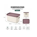 Voce-Nordic-Organizer-Box-with-Lid-Modern-4L-Storage-24-x-16.5-x-14.5-cm-VC-820---Cream-with-Pastel-Lid1 Voce Nordic Organizer Box with Lid Modern 4L Storage 24 x 16.5 x 14.5 cm VC 820 Cream with Pastel Lid1