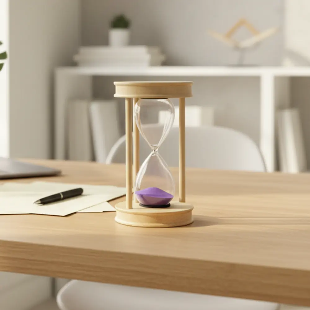 Wooden-Sand-Timer-15-Minute-Decorative-Hourglass-Natural-Wood-Purple-Sand1 Wooden Sand Timer 15 Minute Decorative Hourglass Natural Wood Purple Sand1