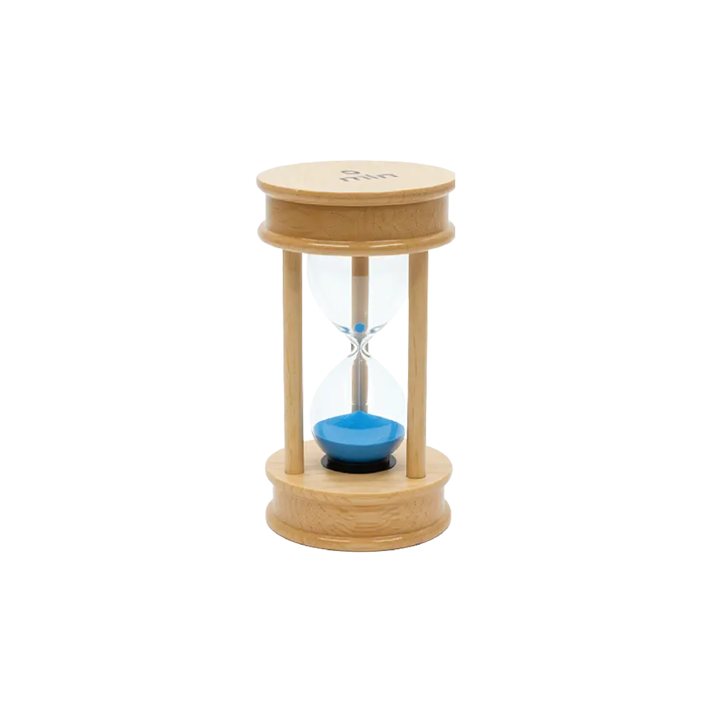 Wooden-Sand-Timer-5-Minute-Decorative-Hourglass-Natural-Wood-Blue-Sand Wooden Sand Timer 5 Minute Decorative Hourglass Natural Wood Blue Sand