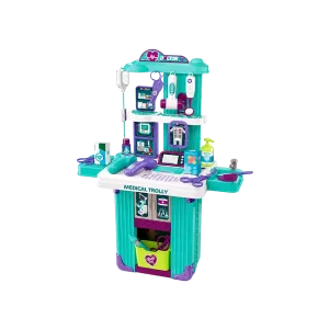 Xiong Cheng 3 in 1 Kids Doctor Medical Trolley Play Set–Model 008