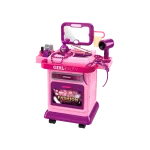 Xiong Cheng Pink Kids Beauty Vanity Play Set with Light & Music 31 Pieces No. 008