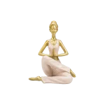 Yoga-Lady-Resin-Sculpture-Meditation-Pose-Home-Decor-15cm-Gold-&-Pearl-Pink Yoga Lady Resin Sculpture Meditation Pose Home Decor 15cm Gold & Pearl Pink