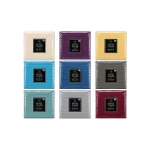 Diamond 4 Piece Duvet Cover Set Striped Design with Fitted Sheet 180 x 200 cm Assorted Colors