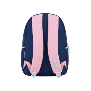 Exsport Kids Backpack with Butterfly Design & Multiple Compartments Large SBEXBP2627563 Navy Blue & Pink1