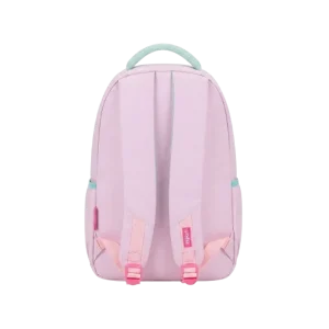 Exsport Kids Backpack with Rainbow & Heart Print WIth Multiple Zippered Compartments Large SBEXBP2627566 Light Pink1