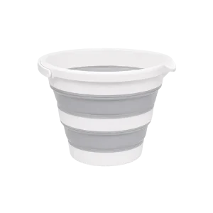 Hobby Life Collapsible Water Bucket – Space Saving 12L 08 1177 White & Grey