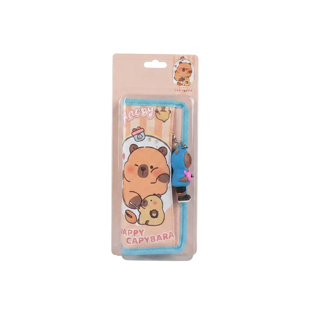 Multi-Compartment-Pencil-Case-with-Bear-Design-&-Character-Charm1 Multi Compartment Pencil Case with Bear Design & Character Charm1