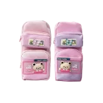 Multi Compartment Pencil Case with Cute Bear & Butterfly Design