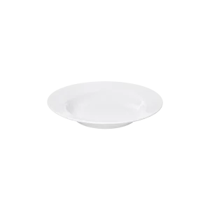 Porcelain Deep Plate – Classic White 7 Inch