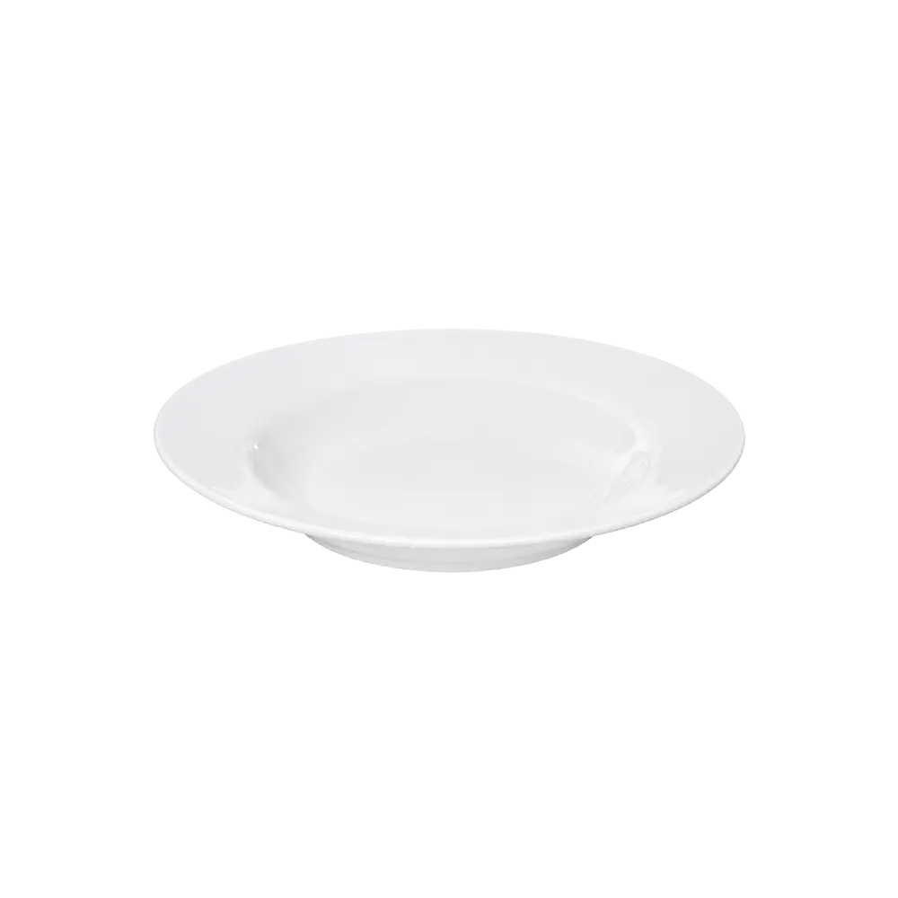Porcelain-Deep-Plate-–-Classic-White-9-Inch-203681 Porcelain Deep Plate – Classic White 9 Inch