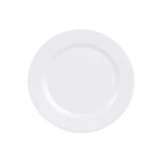 Porcelain Flat Plate – Classic White 10 Inch
