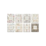 Prestige Home Single Pike Cotton Blanket Textured Botanical & Floral Design 160 x 240 cm MNU 898 Assorted Colors