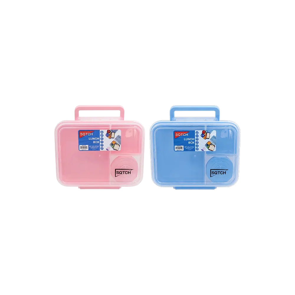 SQTCH-1250ml-Multi-Compartment-Lunch-Box---Removable-Inserts---SK10148---Assorted-Colors SQTCH 1250ml Multi Compartment Lunch Box Removable Inserts SK10148 Assorted Colors