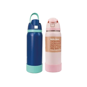 SQTCH Insulated Stainless Steel Water Bottle with Built In Straw & Swig Spout 32oz960ml SK10174