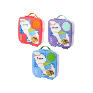 SQTCH Q.Box Multi Compartment Lunch Box Leak Proof Compartments SK10512 Assorted Colors