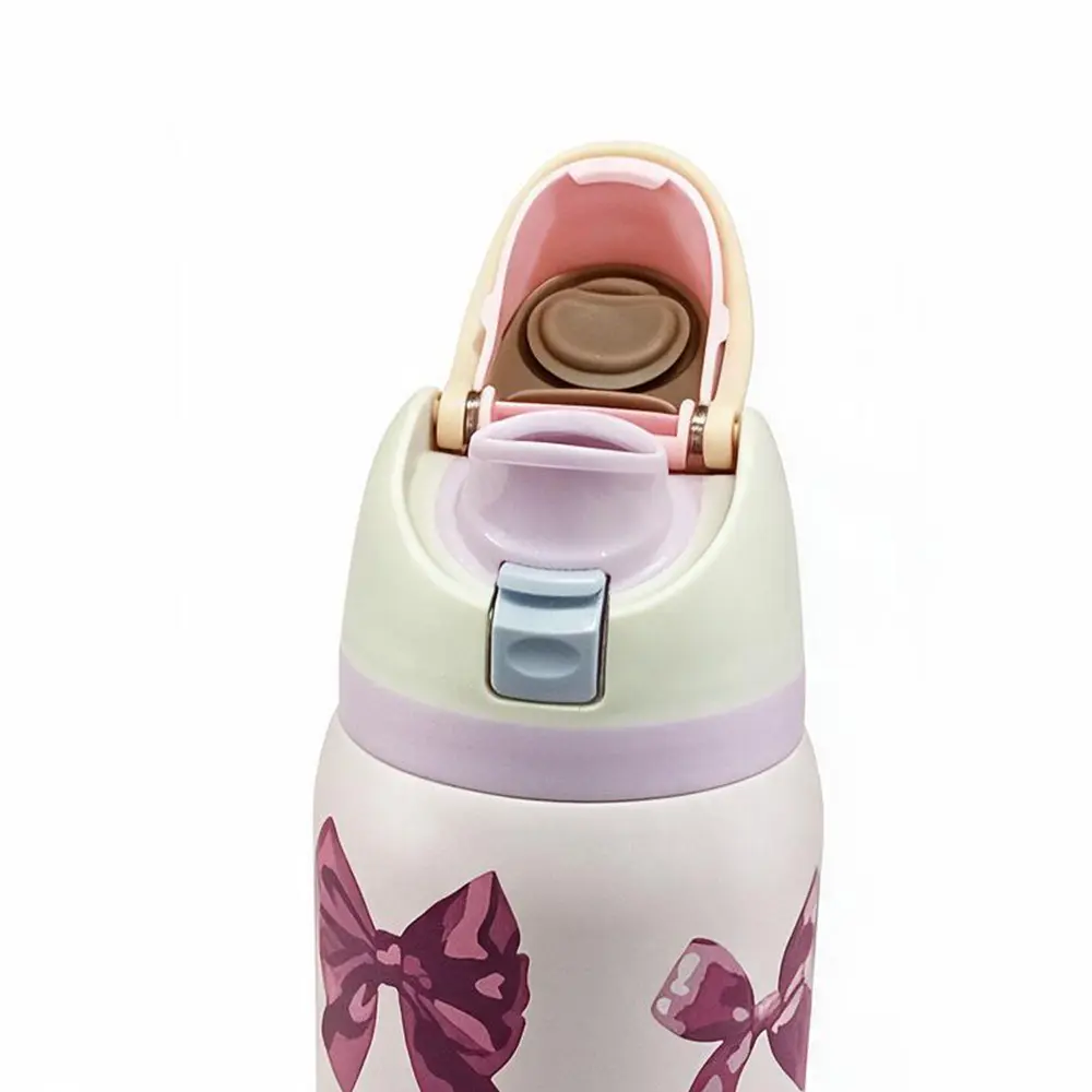 SQTCH Stainless Steel Water Bottle with Carry Handle – 960ml 32oz – SK10177 Light Pink2