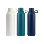 Stainless Steel Water Bottle with Carry Loop