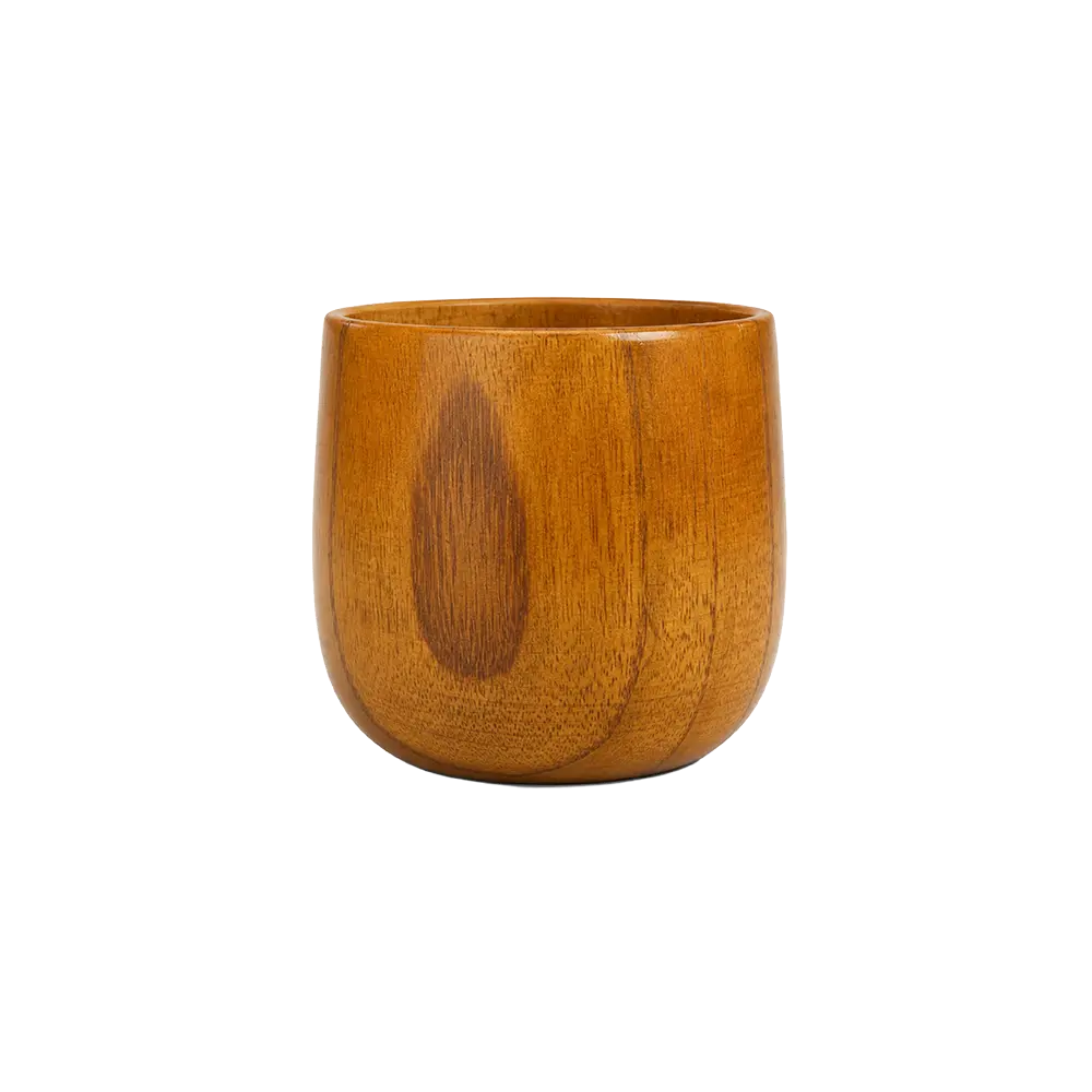Wooden Mate Cup – Natural Wood Finish Brown