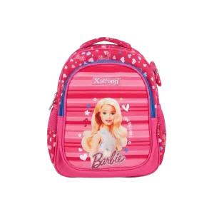 Xstrong Barbie School Backpack with Padded Back & Adjustable Straps Pink