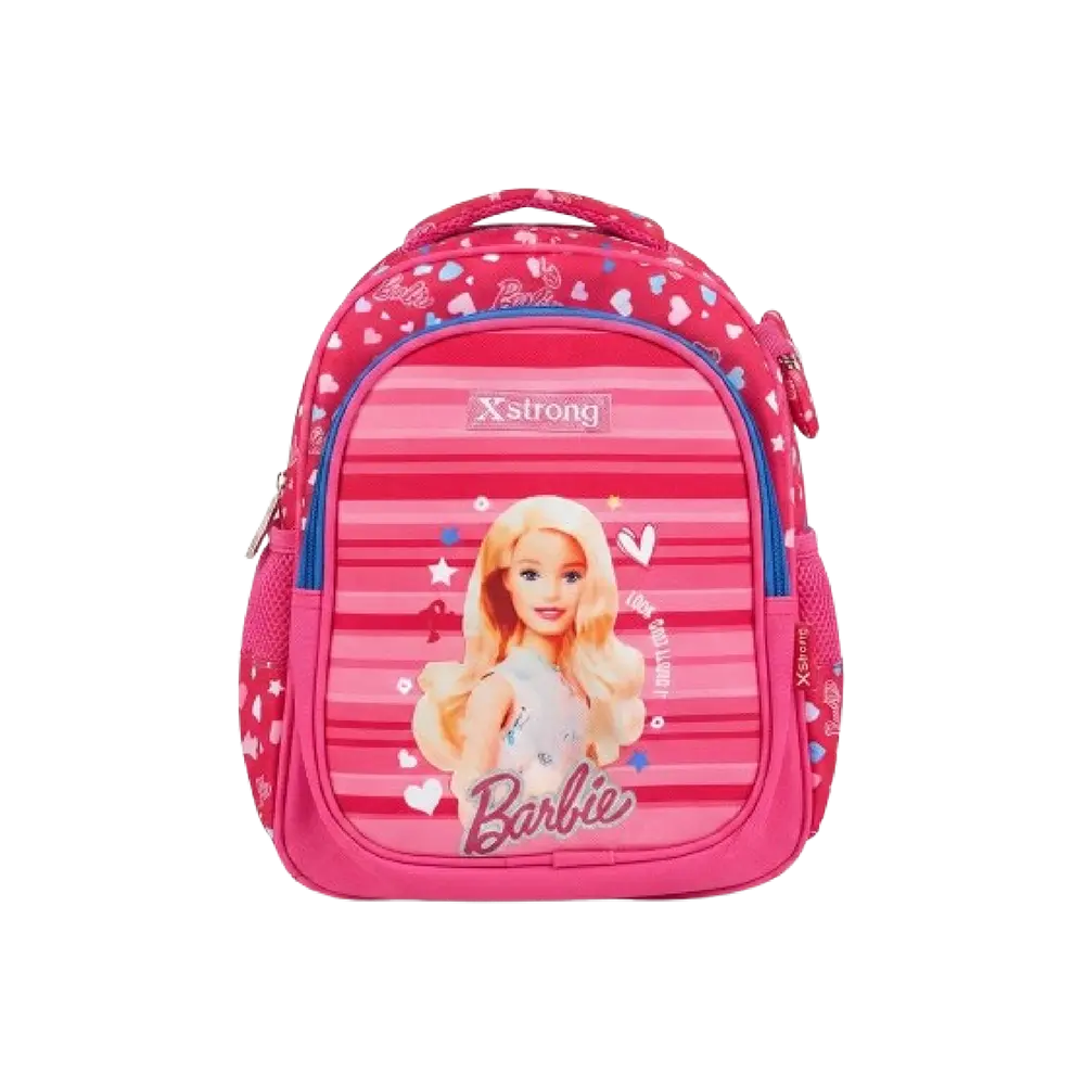 Xstrong Barbie School Backpack with Padded Back & Adjustable Straps Pink